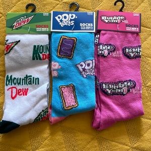 3 pair  MENS NOVELY SOCKS- stocking stuffers